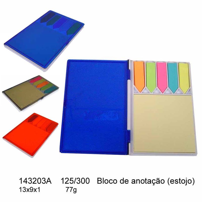 Bloco de Anotações com Post It