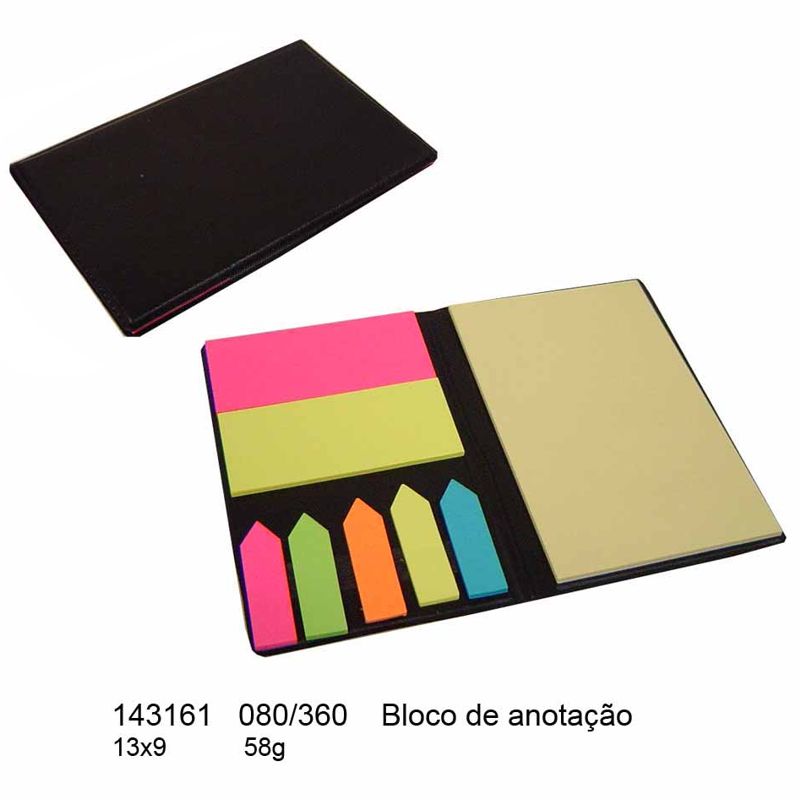 Bloco de Anotações com Post It