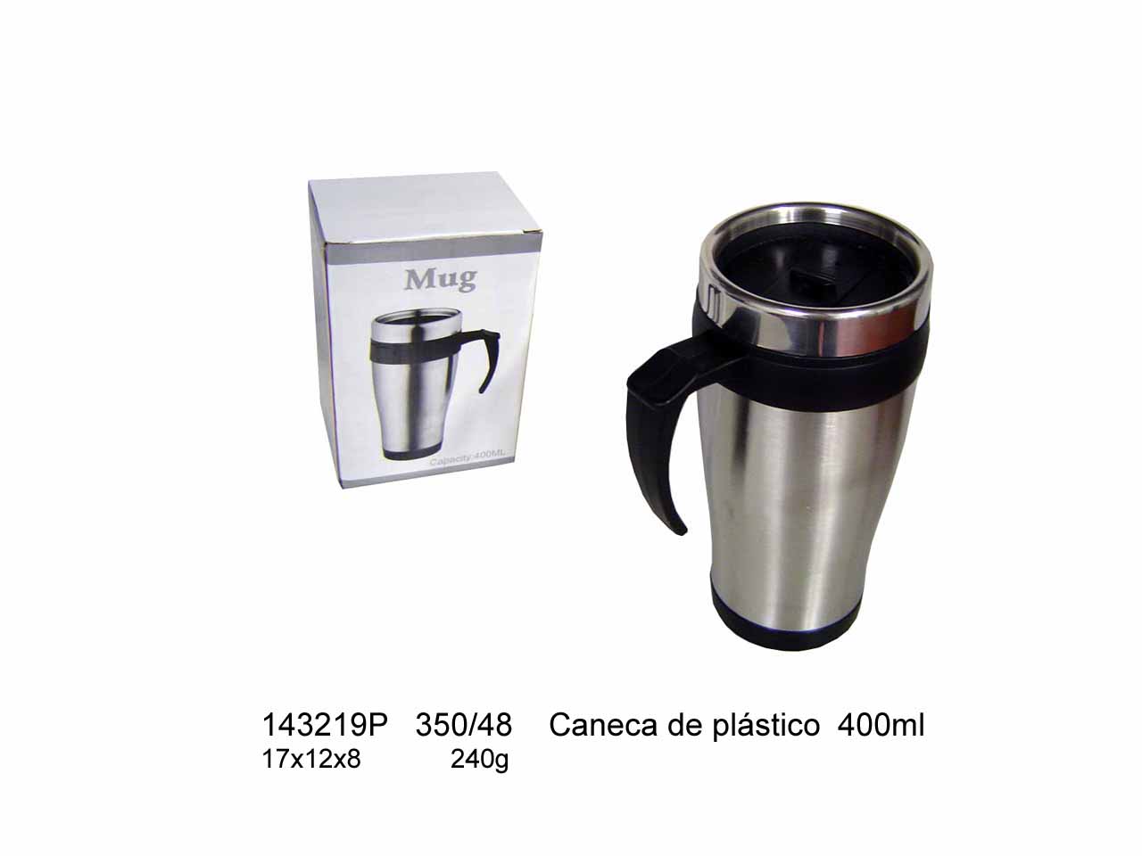 Caneca Inox de 400 ml - 143219P ( P )