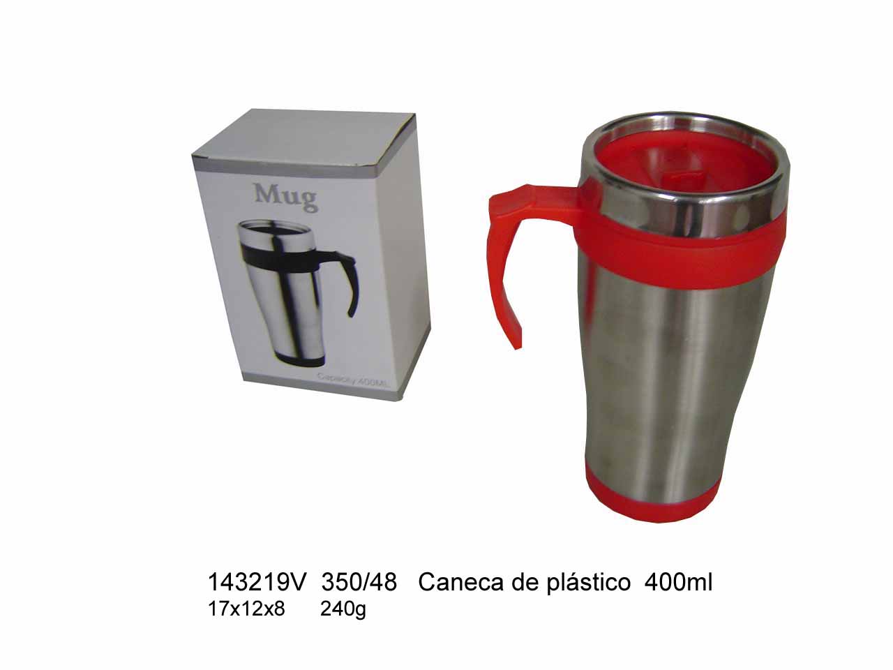 Caneca Inox de 400 ml - 143219V ( P )